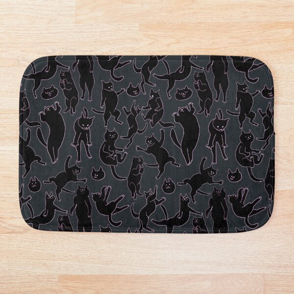 BLACK CATS Bath Mat