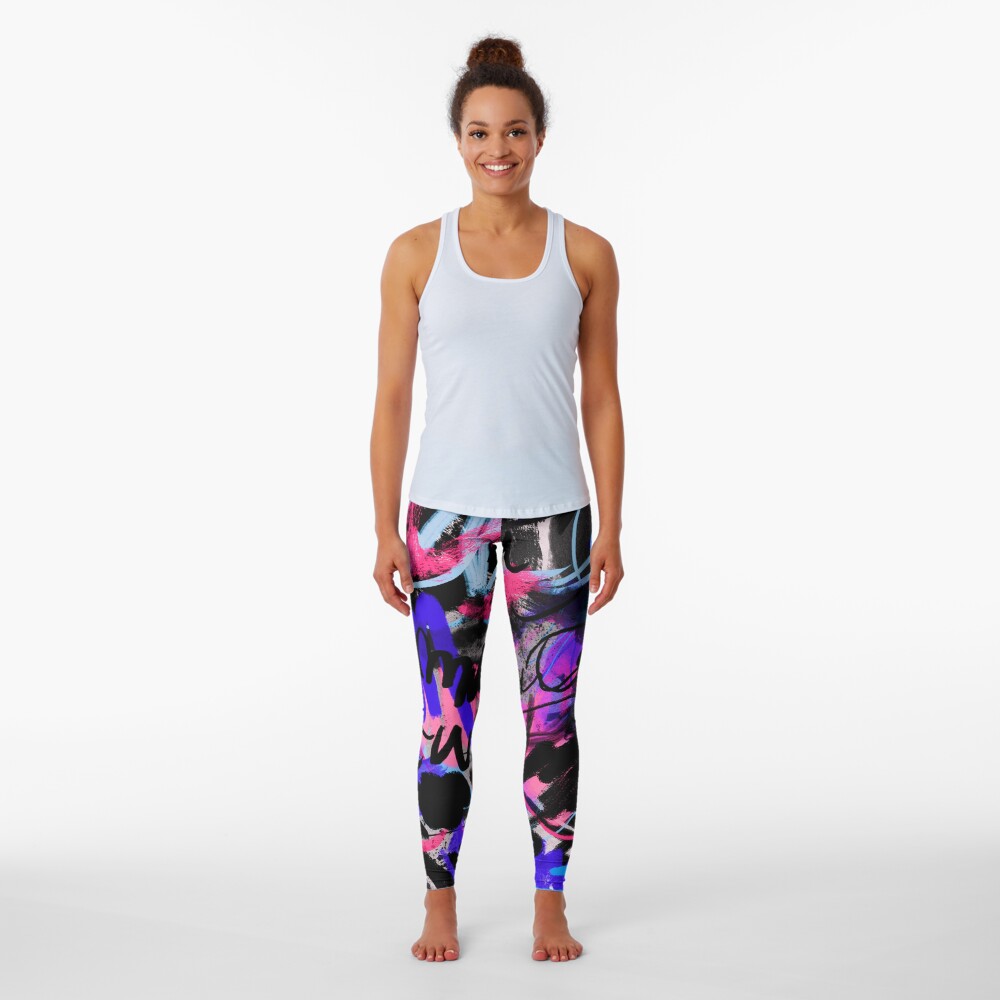 Pink n Blue Leggings
