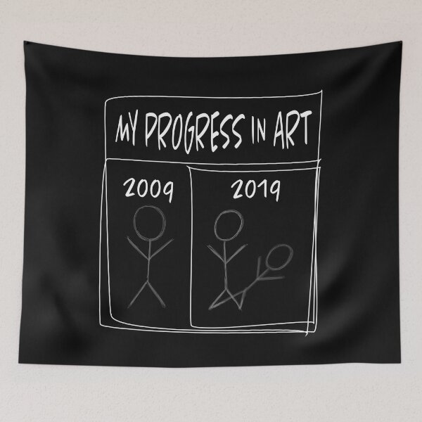 Item preview, Progress in Art Drawing Stick man designed and sold by RJ-Art.