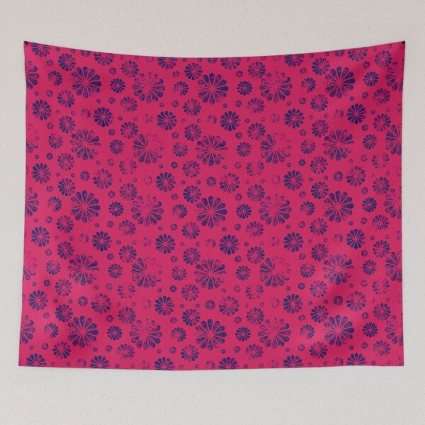 Item preview, floral ink pattern designed and sold by suyuchendesign.