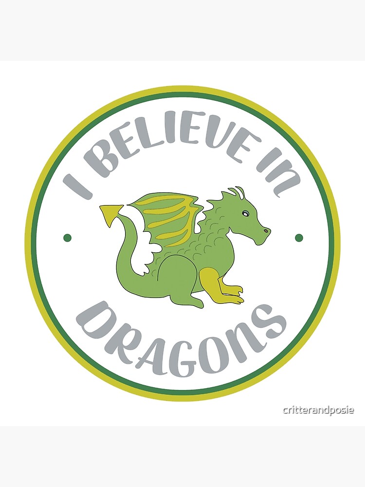 Cute Dragon Badge 