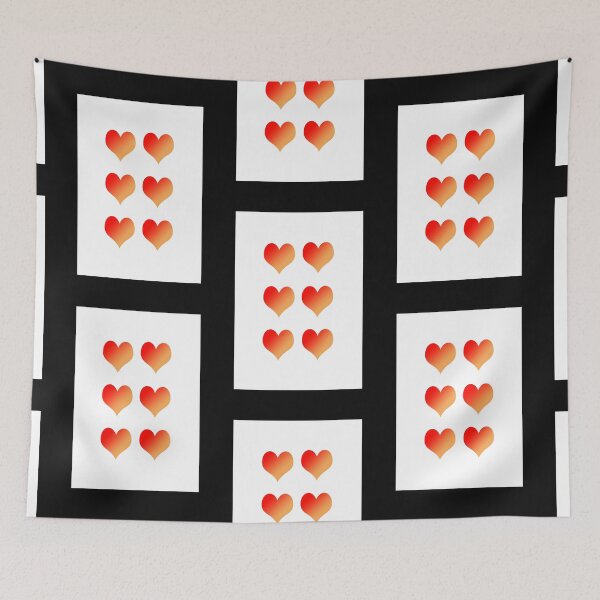 Item preview, Seis corazones de cartas designed and sold by Dreamers-Escape.