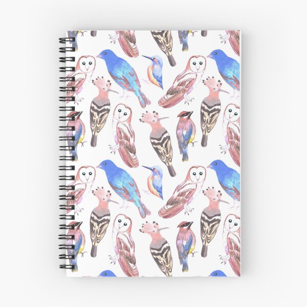 Item preview, Endangered birds seamless watercolor designed and sold by Shawlin Islam.