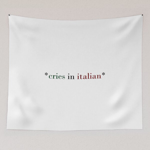Item preview, Cries In Italian designed and sold by laurenemoe.