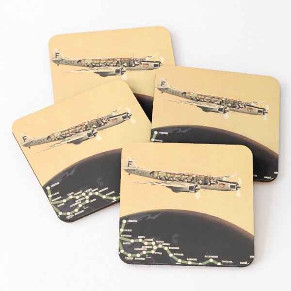 Item preview, AIR FRANCE The French Air Line Advertisement Vintage Travel designed and sold by retroposters.
