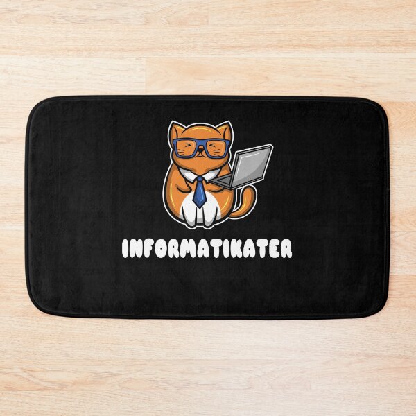 Item preview, Computer science cat nerd cat with computer designed and sold by BiZepsM0.