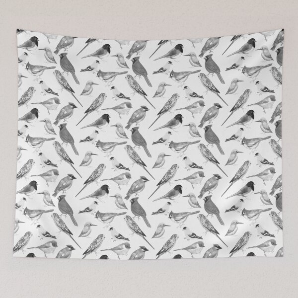Item preview, Black and white birds  - Birds of America designed and sold by Shawlin Islam.