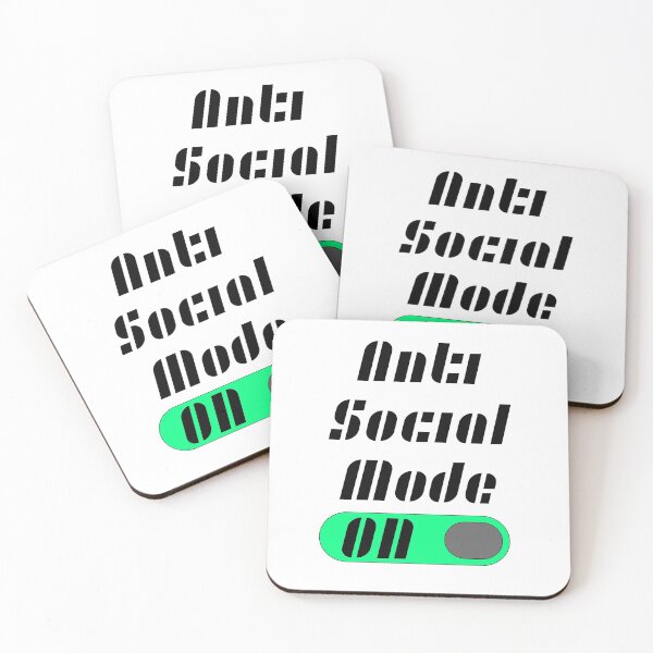 Item preview, Anti-Social designed and sold by Lonewolf03.