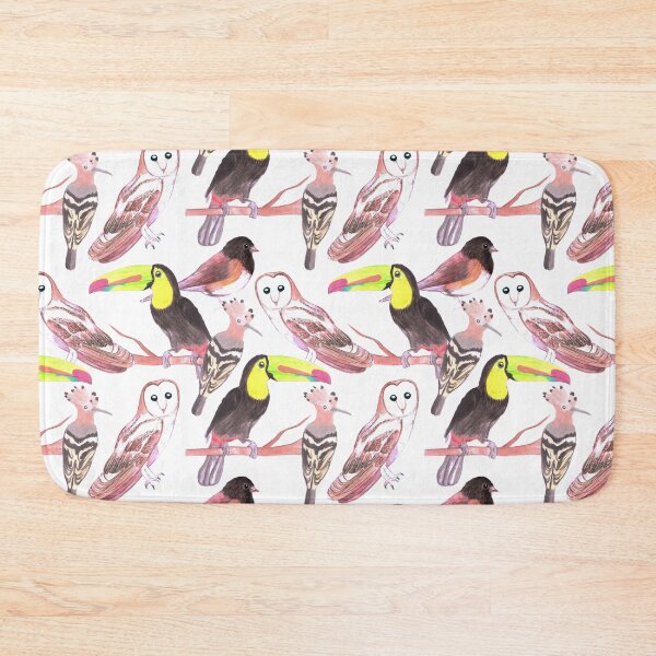 Item preview, Large birds- toucans, juncos, hoopoe and barn owl designed and sold by Shawlin Islam.