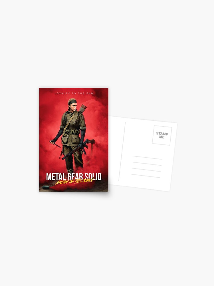 Metal Gear Solid 2 poster Postcard for Sale by PFCpatrickC