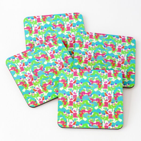 Item preview, Modern Abstract Collage Vivid Pattern designed and sold by DFLC Prints.