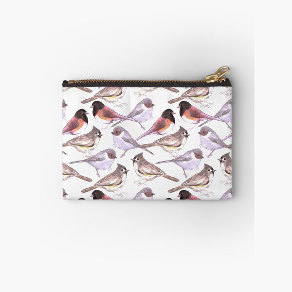 Item preview, Wild titmouses bushtits and juncos in watercolor designed and sold by Shawlin Islam.