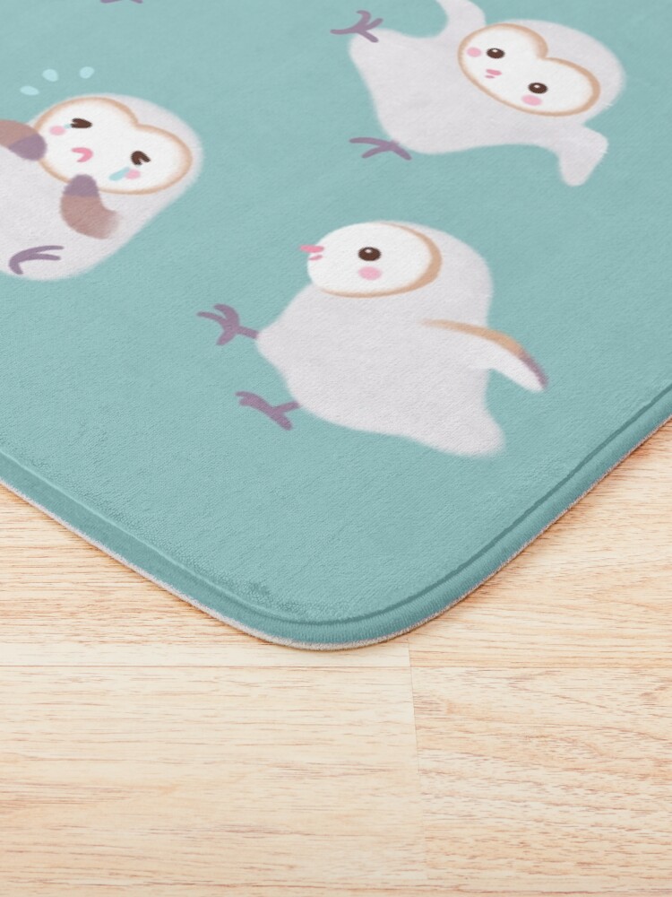 Alternate view of Baby barn owls Bath Mat