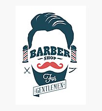 Barber Shop Photographic Print