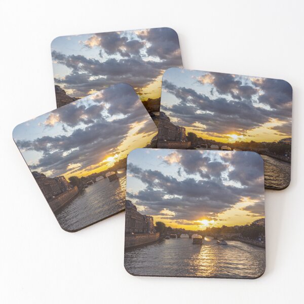 Item preview, Sunset over Conciergerie - Paris, France designed and sold by Ulysse Pixel.