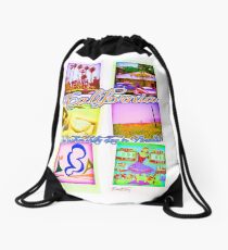 California Polaroids Drawstring Bag