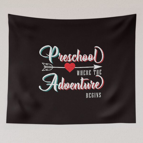 Item preview, Preschool where the adventure begins Teacher gift designed and sold by torlei565.
