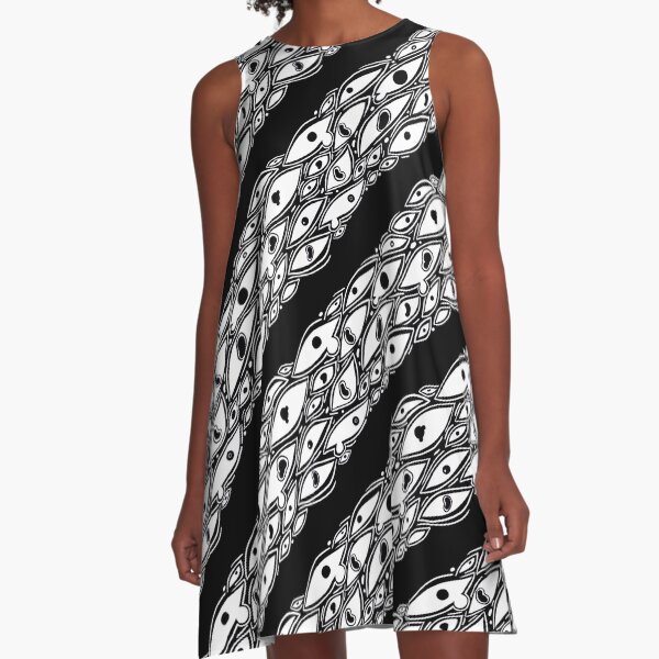 eyes A-Line Dress
