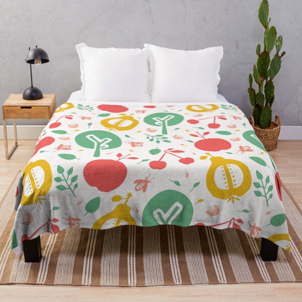 Item preview,  Apple pear tree cherry orchard seamless vector pattern background. designed and sold by Limolida.