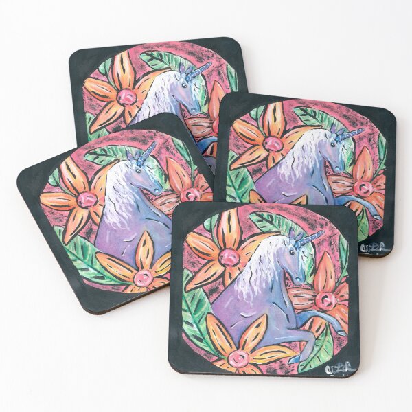 Artikelvorschau, Buff Einhorn entworfen und verkauft von ArtByAlisonLove.