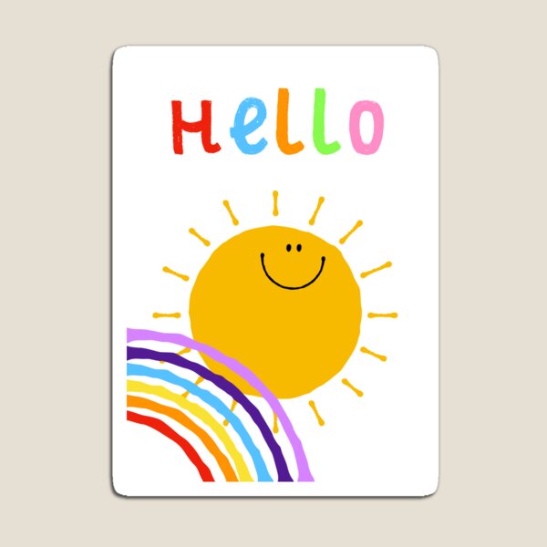 Item preview, Hola sol y arcoiris designed and sold by Adam Regester.