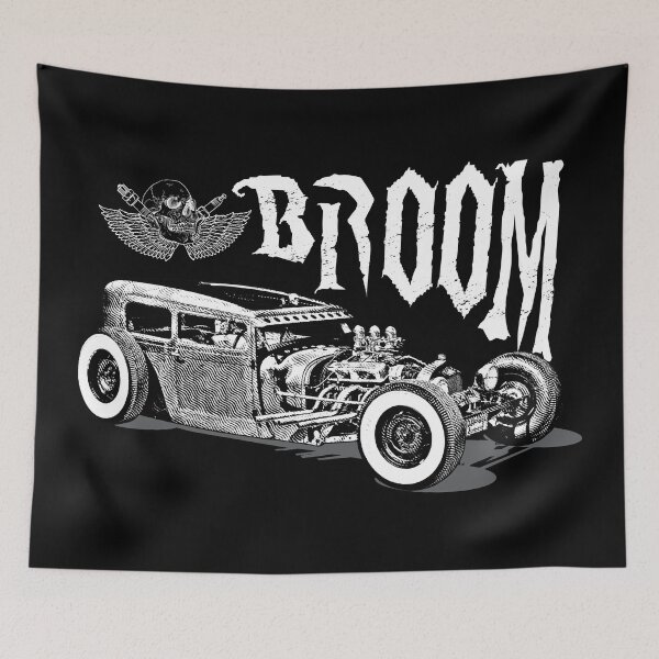 Item preview, Hot Rod Skull with Spark Plugs Vintage Style. designed and sold by emphatic.