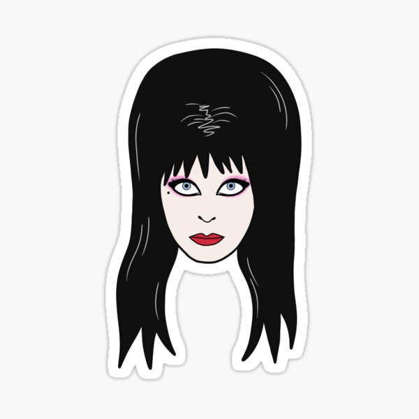 Elvira Halloween Coffin Scary Sticker for Sale by beetlemeier