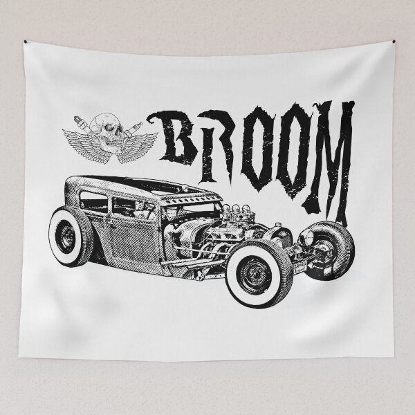 Item preview, Hot Rod Skull with Spark Plugs Vintage Style. designed and sold by emphatic.