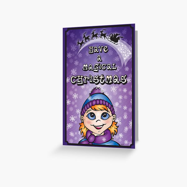 A Magical Christmas - Christmas Cards Greeting Card