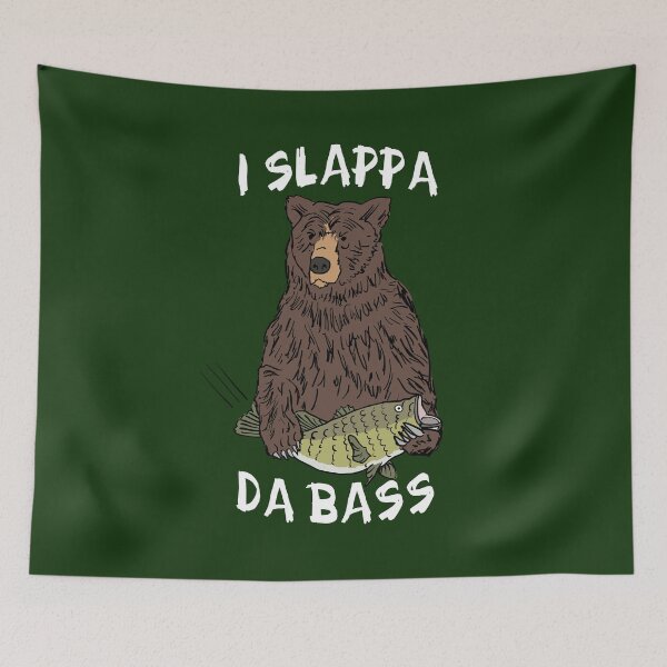 Item preview, I SLAPPA DA BASS (Bear playing bass) designed and sold by countercolour.