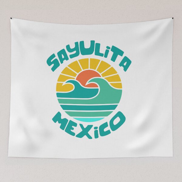 Item preview, Sayulita mexico designed and sold by luggagestickers.
