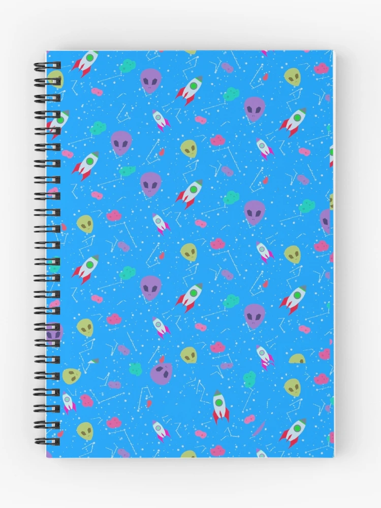 Thumbnail 1 of 3, Journal, Alien Pattern designed and sold by nilatequila.