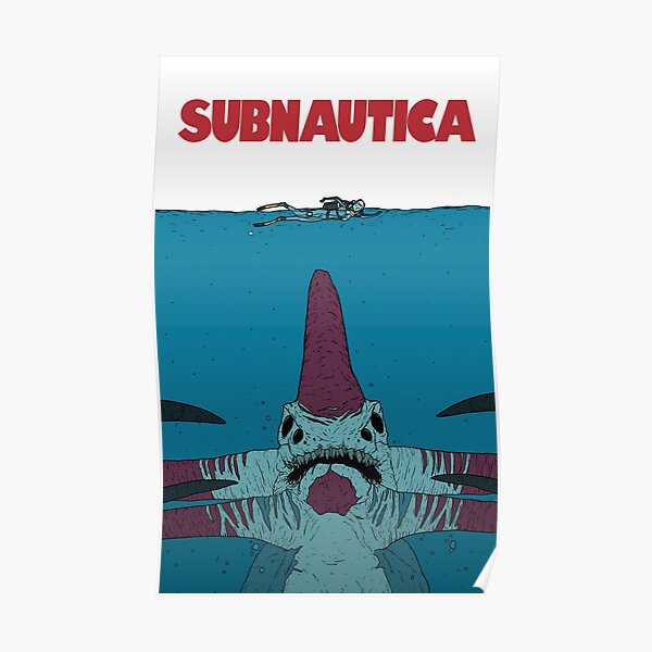 Subnautica x JAWS Poster