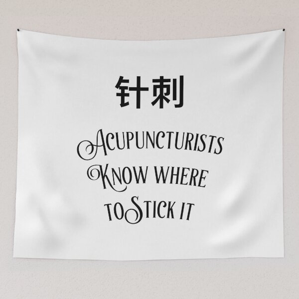Item preview, Acupuncturists Know Where To Stick It designed and sold by Lady Eva's Shop.
