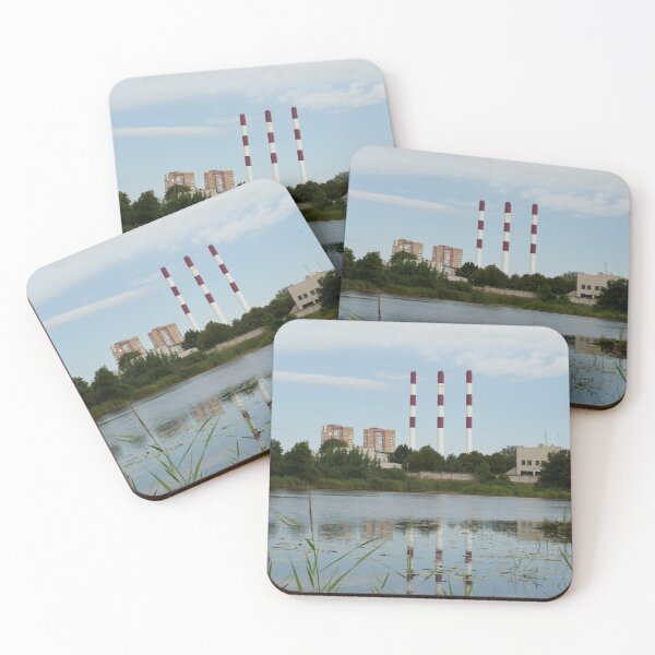 Item preview, high chimneys of a power plant designed and sold by mrivserg.