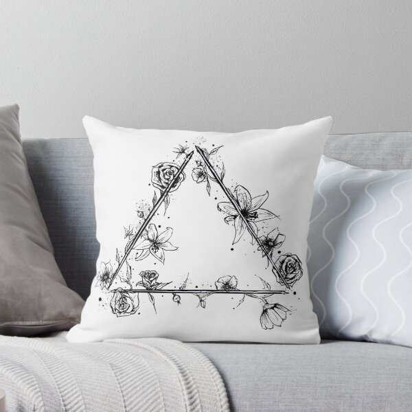 Item preview, Flowers minimalist elegant triangle  designed and sold by SketchingSofia.