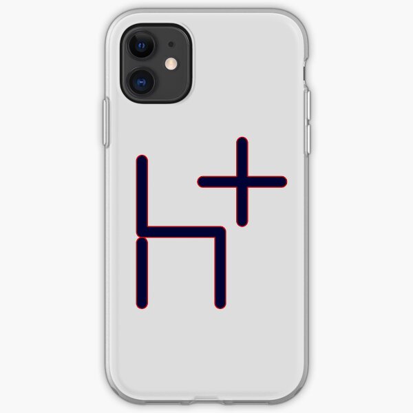 H+ Transhumanism Humanity Plus Icon iPhone Soft Case