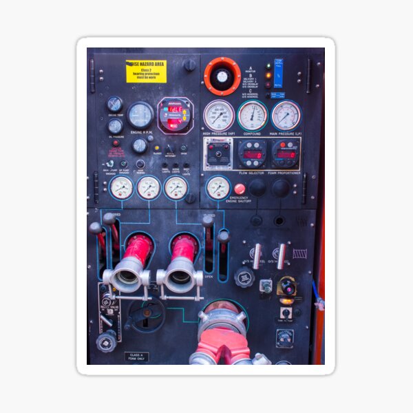 Artikel-Vorschau von Feuerwehrauto Control Panel, designt und verkauft von Michael McGimpsey.