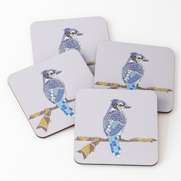 Item preview, Bluejay Stained Glass Mosaic designed and sold by Felivora.