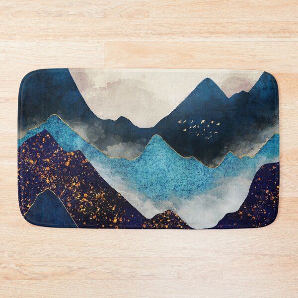Item preview, Indigo Peaks designed and sold by spacefrogdesign.