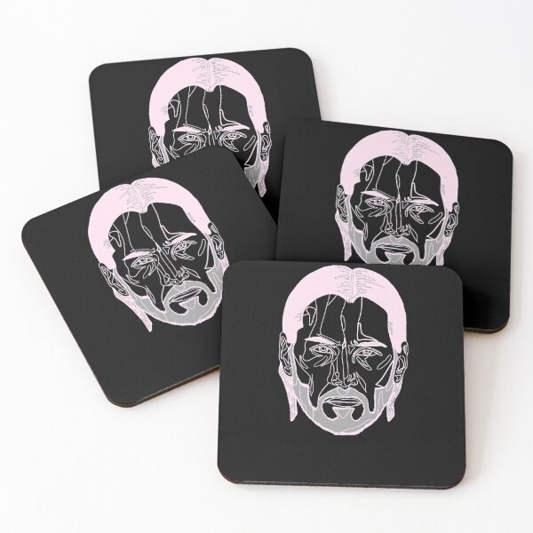 Item preview, Copy of Keanu Reeves Contour (pink on black) designed and sold by H3LL0PPL.