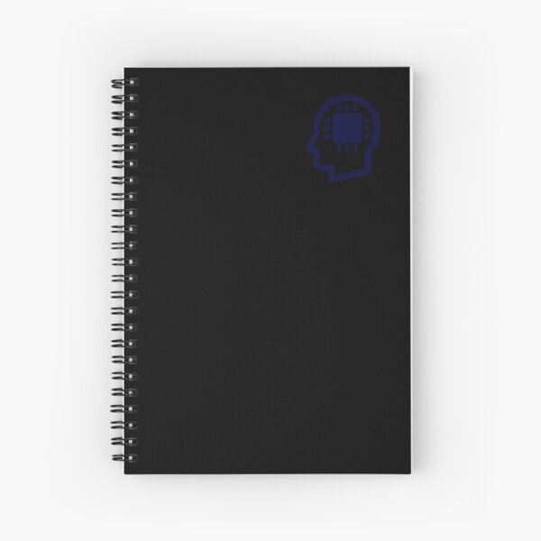 Generation Byte Chip in Head Logo Spiral Notebook