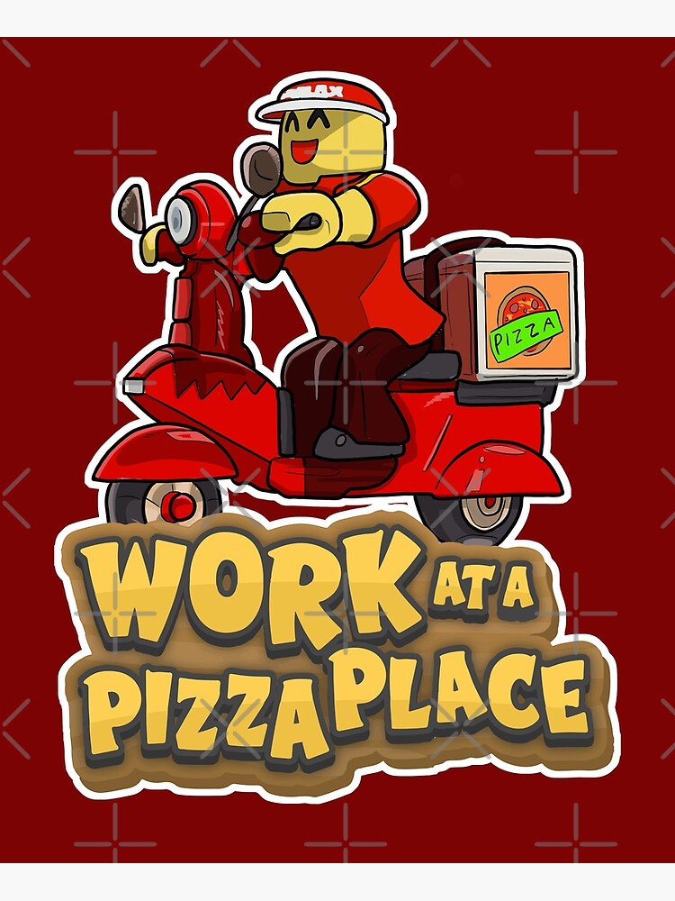 Work At A Pizza Place Metal Print By Thebeatlesart Redbubble - roblox work at a pizza place stickers