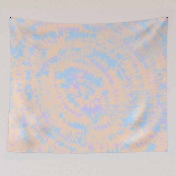 Item preview, Peachy Blue and Purple Tie Dye designed and sold by TheTarotShop.