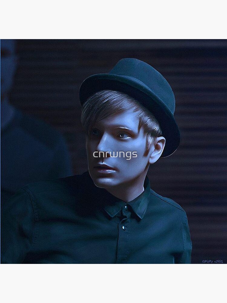 "Black & Blue" Sticker by cnrwngs Redbubble