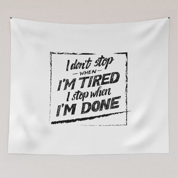 Item preview, I STOP WHEN I'M DONE designed and sold by MallsD.
