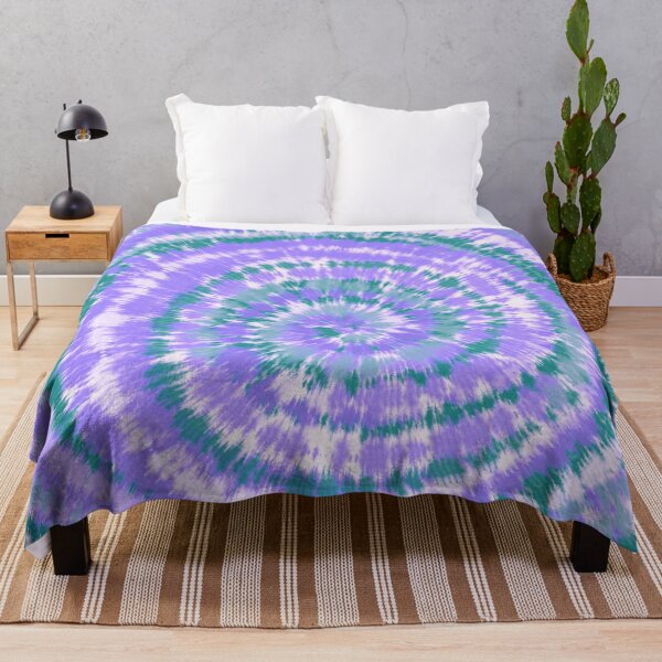 Item preview, Purple and Sea Blue Tie Dye designed and sold by TheTarotShop.