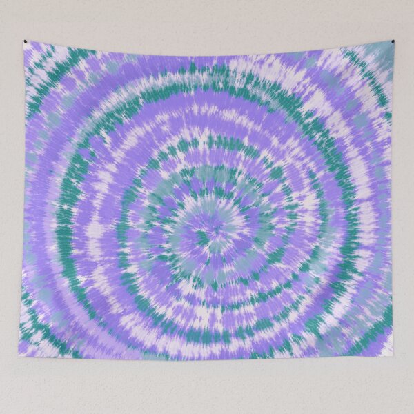 Item preview, Purple and Sea Blue Tie Dye designed and sold by TheTarotShop.