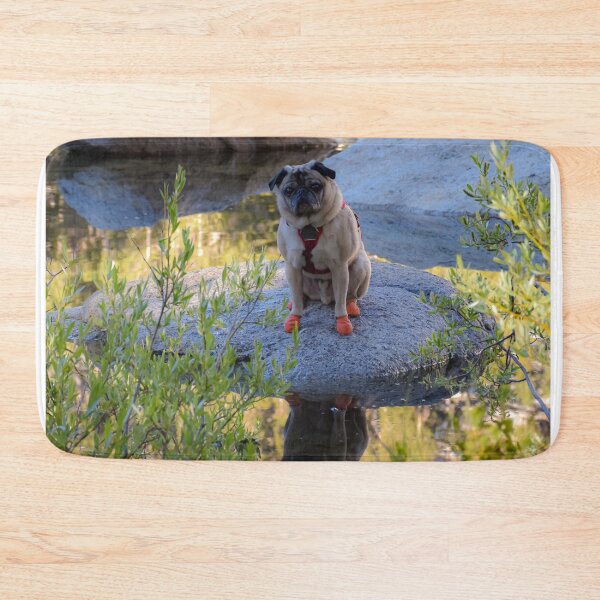 Item preview, Private Pug Island Among the Mountains designed and sold by pugventurephoto.
