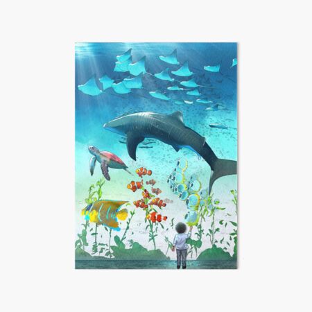 Ocean on The Wall Art Board Print